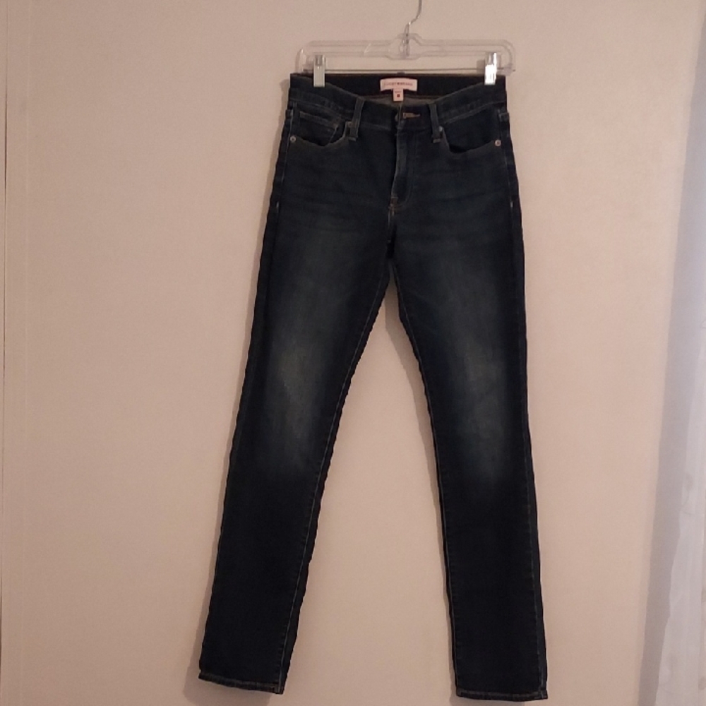 Lucky Brand Women's Deep Indigo Skinny Jeans Size 6/28 R - Picture 2 of 10